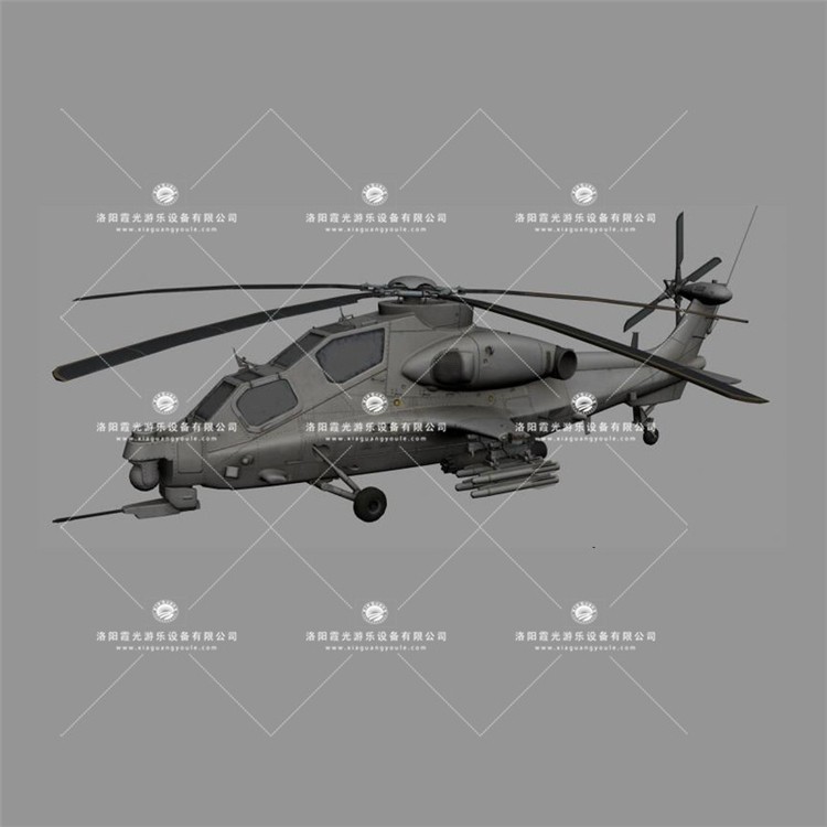 大田镇武装直升机3D模型